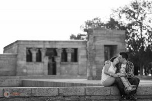 preboda por madrid,templo debod,fotos sin posar,fotógrafos madrid